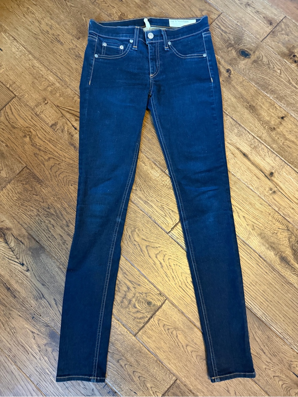 rag & bone JEAN Legging Jeans Clean Indigo Dark Wash Size 26